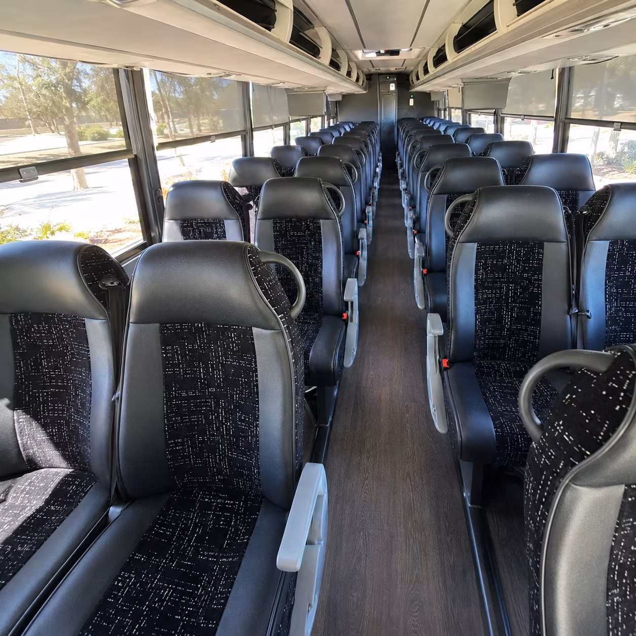 carlsbad charter bus services interior