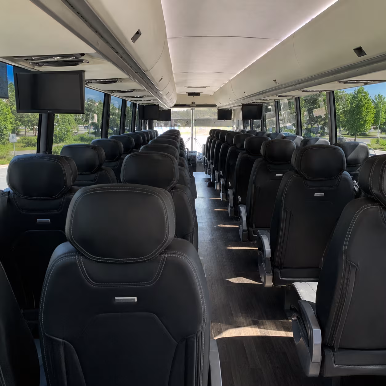 student athlete band and academic competition charter buses